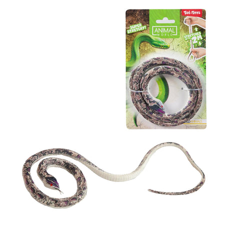 Toi-toys mundo animal serpiente realista estirable 60cm 8 surtidos