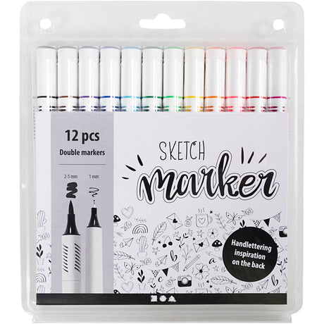 Empresa creativa https: www.cchobby.nl marcadores de dibujo-grosor de línea-1-2-5-mm-colores-estándar-12-piezas-1-caja