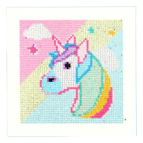 Pintura de diamantes Sambro Emoji - Unicornio
