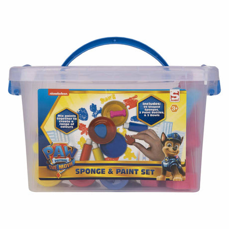 Caja artesanal sambro patrulla canina cuadro estampado