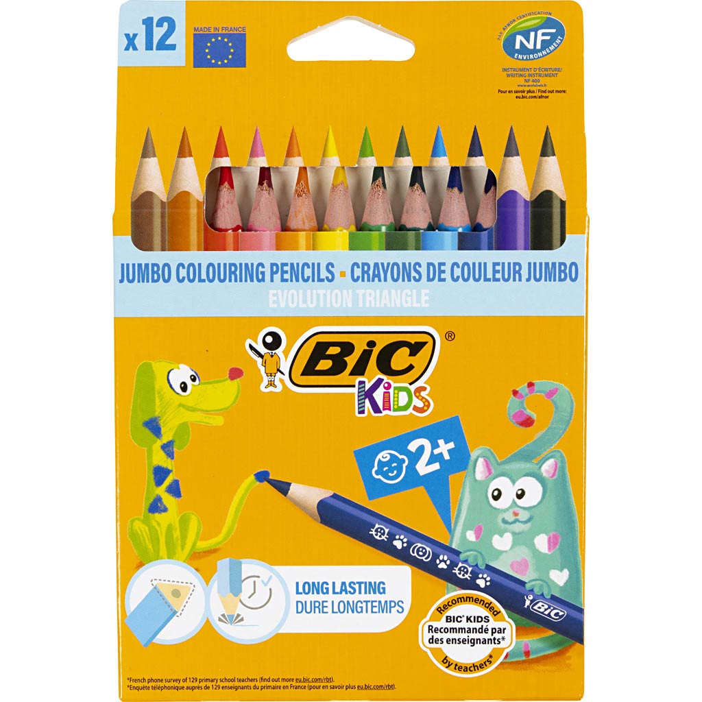 Bic https: www.cchobby.nl -lápices-de-colores-evolution-l-14-cm-recambio-5-mm-varios-colores-12-piezas-1-caja