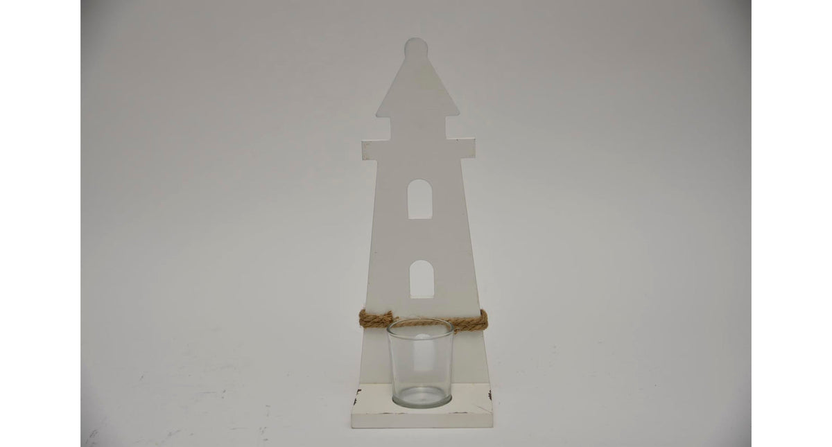 Windlicht vuurtoren h31cm