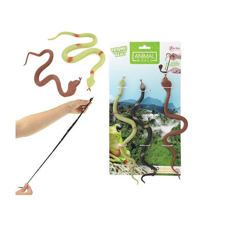 Toi-toys toi toys 3 serpientes superelásticas en cartulina 27cm