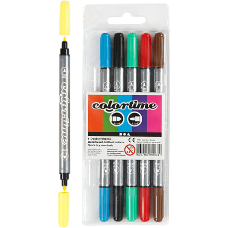 Empresa creativa https: www.cchobby.nl colortime-double-tip-line-thickness-2-3-3-6-mm-standard-colors-6-piece-1-box