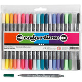 Creotime https: www.cchobby.nl colortime-doble-punta-linea-espesor-2-3-3-6-mm-extra-colores-20-piezas-1-caja