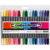 Creotime https: www.cchobby.nl colortime-doble-punta-linea-espesor-2-3-3-6-mm-extra-colores-20-piezas-1-caja