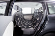 Trixie Manta para coche estampado de patas polar de nailon negro beige
