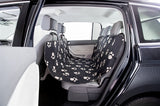Trixie Manta para coche estampado de patas polar de nailon negro beige