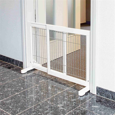 Trixie puerta para perros puerta de cierre extensible blanco