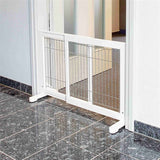 Trixie puerta para perros puerta de cierre extensible blanco