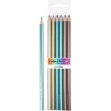 Https: www.cchobby.nl colortime-lápices-de-colores-l-17-45-cm-recambio-3-mm-metallic-colors-6-piece-1-box