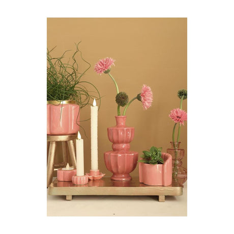 Ideas jarrón 4 estaciones bellagio terra rosa ã˜11xh20cm