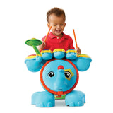 Batería vtech rock cuero - juguetes educativos bebe - sonido y juegos - instrumento musical bebe