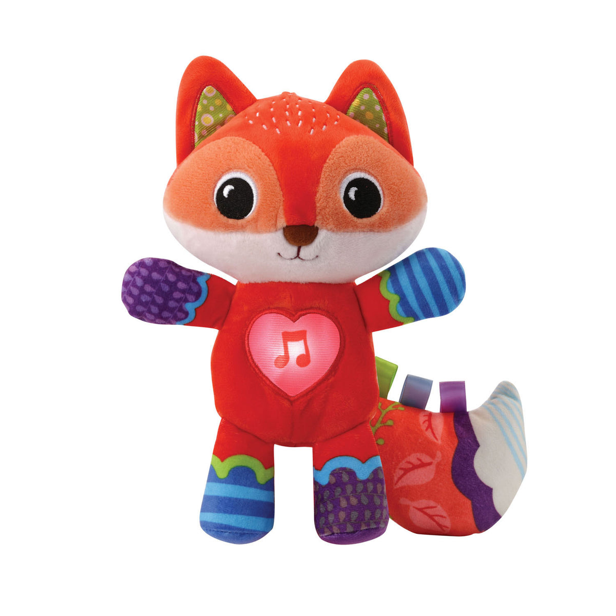 Peluche zorro Vtech animal friends - centro de actividades interactivo - juguetes educativos para bebe - regalo - 0 años a 3 años