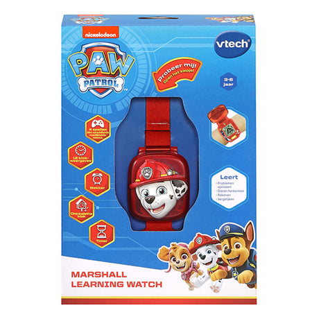 Reloj Vtech Paw Patrol Marshall Learning Adventure - reloj puptastic
