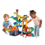 Vtech toot toot cars mega set de juego para obras de construcción - con coche de juguete - juguetes educativos e interactivos para bebés - regalo - de 1 a 5 años
