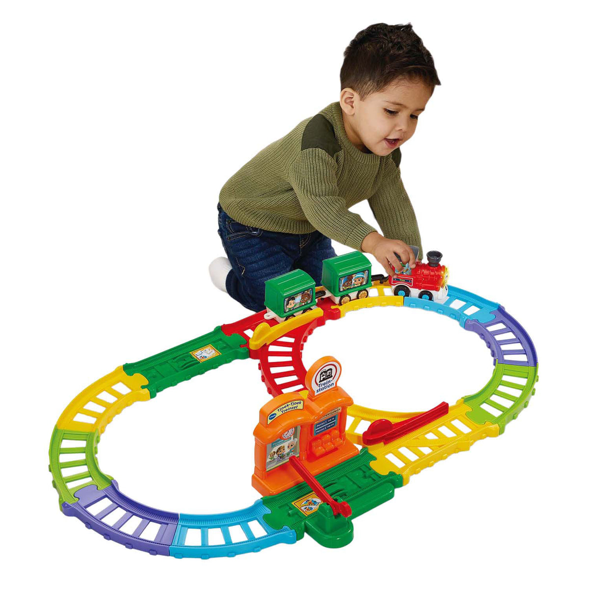 Vtech toot toot car - juego de trenes choo-choo