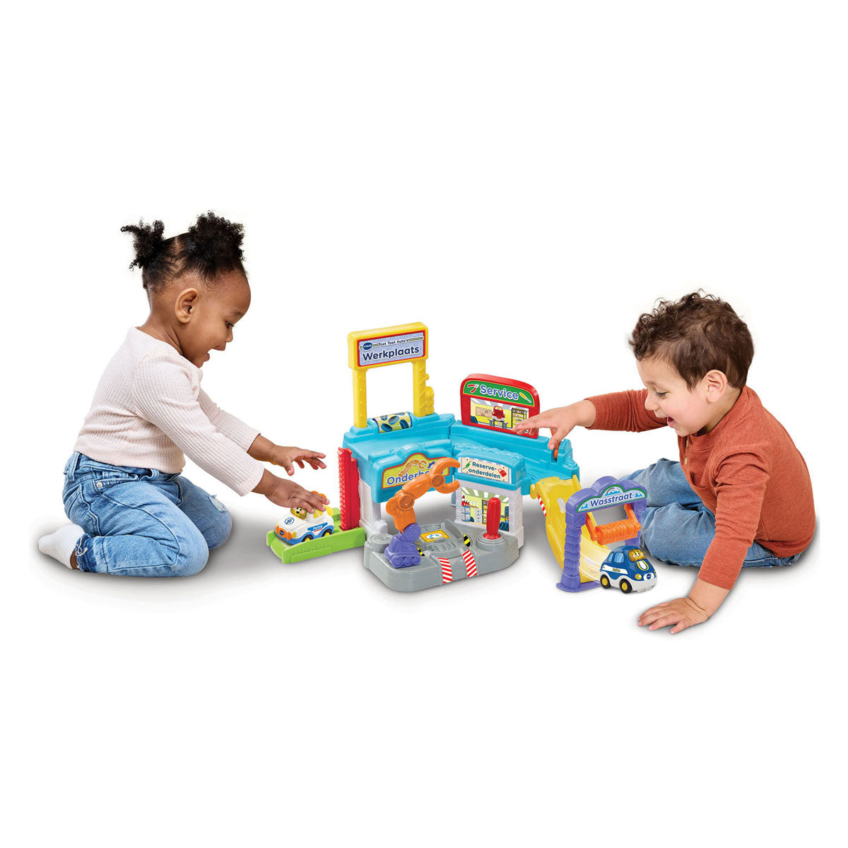 Vtech toot toot cars - taller - juguetes interactivos - incluido el auto ayden - juguetes a partir de 1 año
