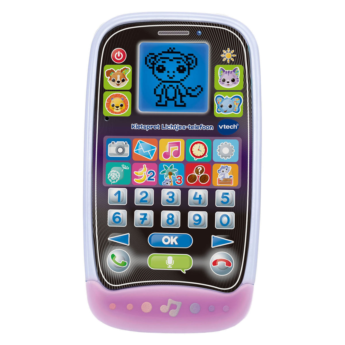 Teléfono Vtech con luces de charla