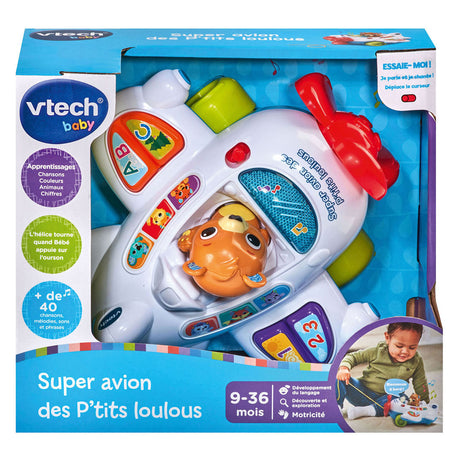 Vtech viaja y aprende avión.