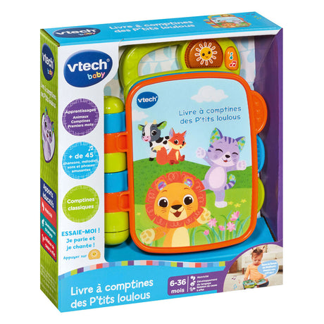 Libro vtech con canciones infantiles