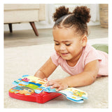 Vtech escogiendo ropita de bebé con osito