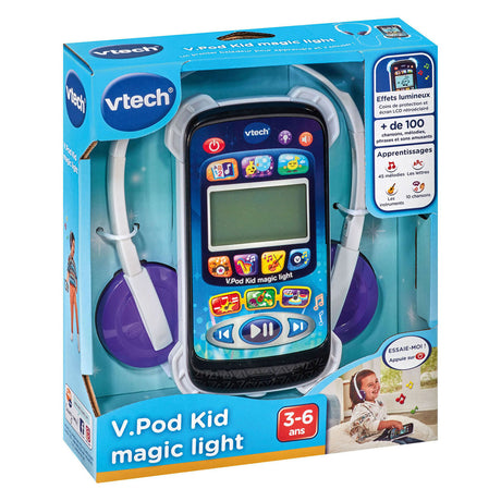 Reproductor de música mágico Vtech con luces.
