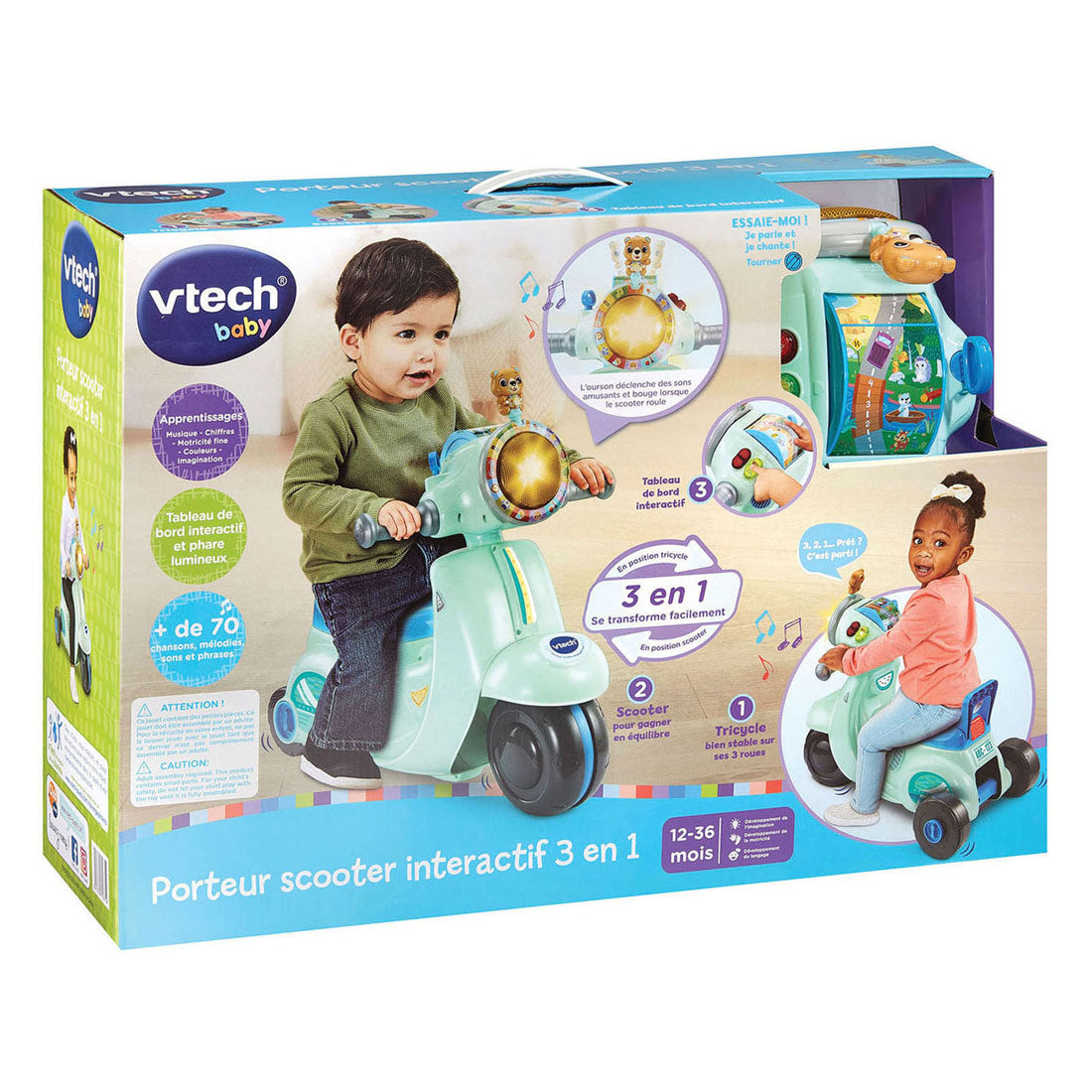Andador patinete 3 en 1 Vtech