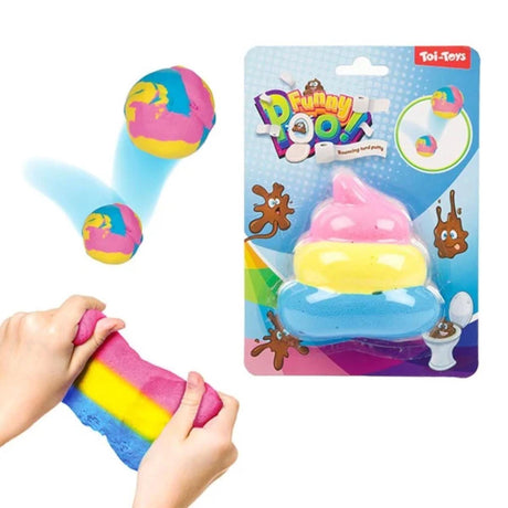 Toi-toys toi juguetes caca divertida hinchable puty arcoíris excremento