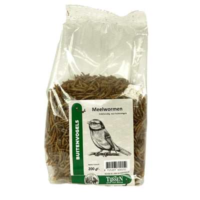 Gusanos de la comida secas