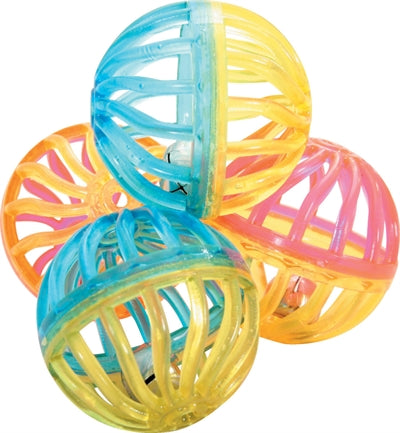 Zolux juguete para gatos bola twist con cascabel surtido