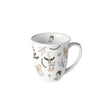 Taza Ambiente 400ml gnomos del bosque blanco