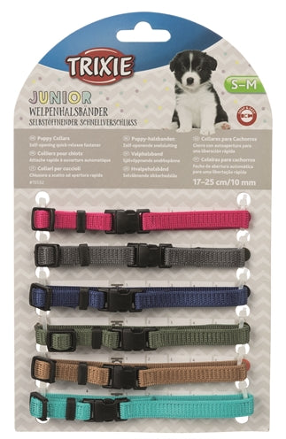 Trixie collar para cachorros fucsia grafito índigo verde bosque coral