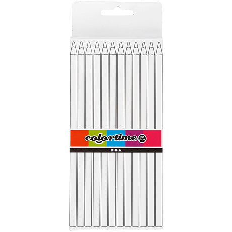 Empresa creativa http: www.cchobby.nl colortime-lápices-de-colores-l-17-cm-recarga-3-mm-amarillo-12-piezas-1-caja