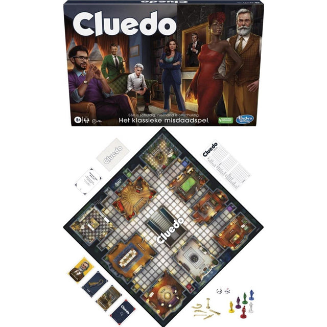 Hasbro Cluedo el clásico juego del crimen.