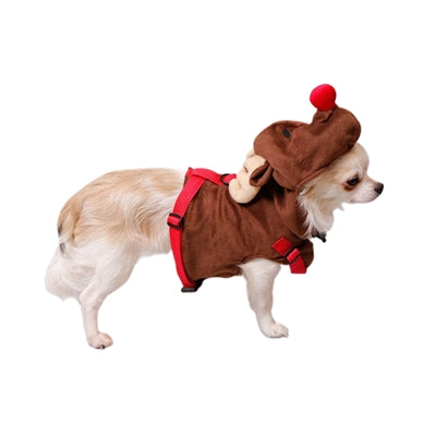 Petbrands Chaqueta con arnés de reno