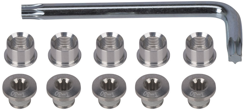 Juego tornillos plato fsa torx para 5 brazos