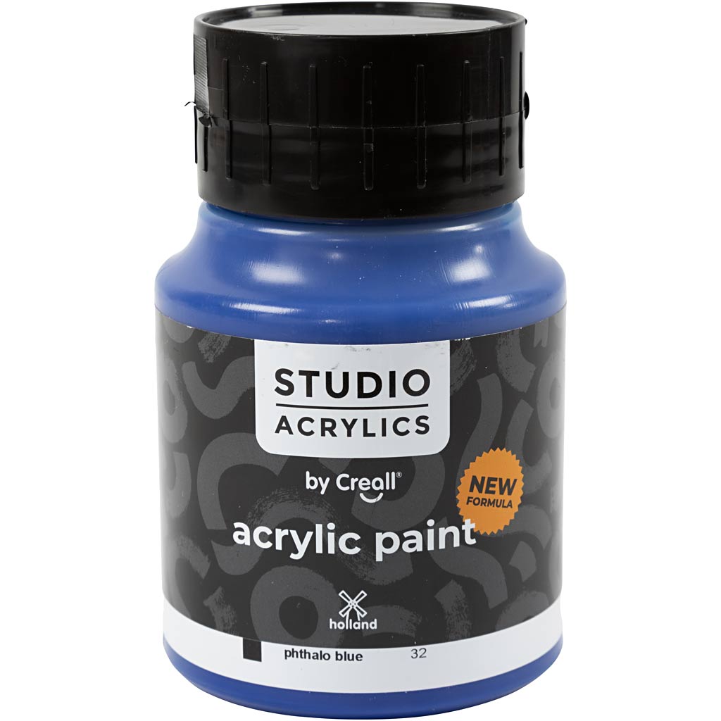Https: www.cchobby.nl creall-studio-pintura-acrílica-opaca-phtalo-blue-32-500-ml-1-bottle
