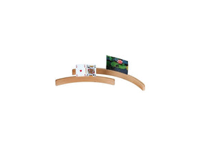 Tarjetero Longfield grande de madera 50 cm (portafotos)