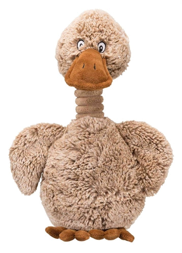 Trixie pato de peluche marrón