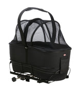 Trixie portaequipajes cesta para bicicleta ancho negro
