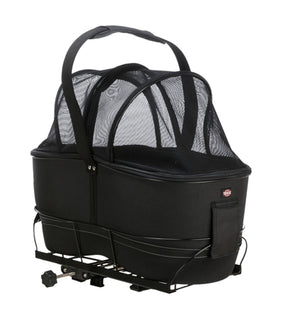 Trixie portaequipajes cesta para bicicleta ancho negro