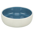 Trixie comedero para gatos cerámico crema azul