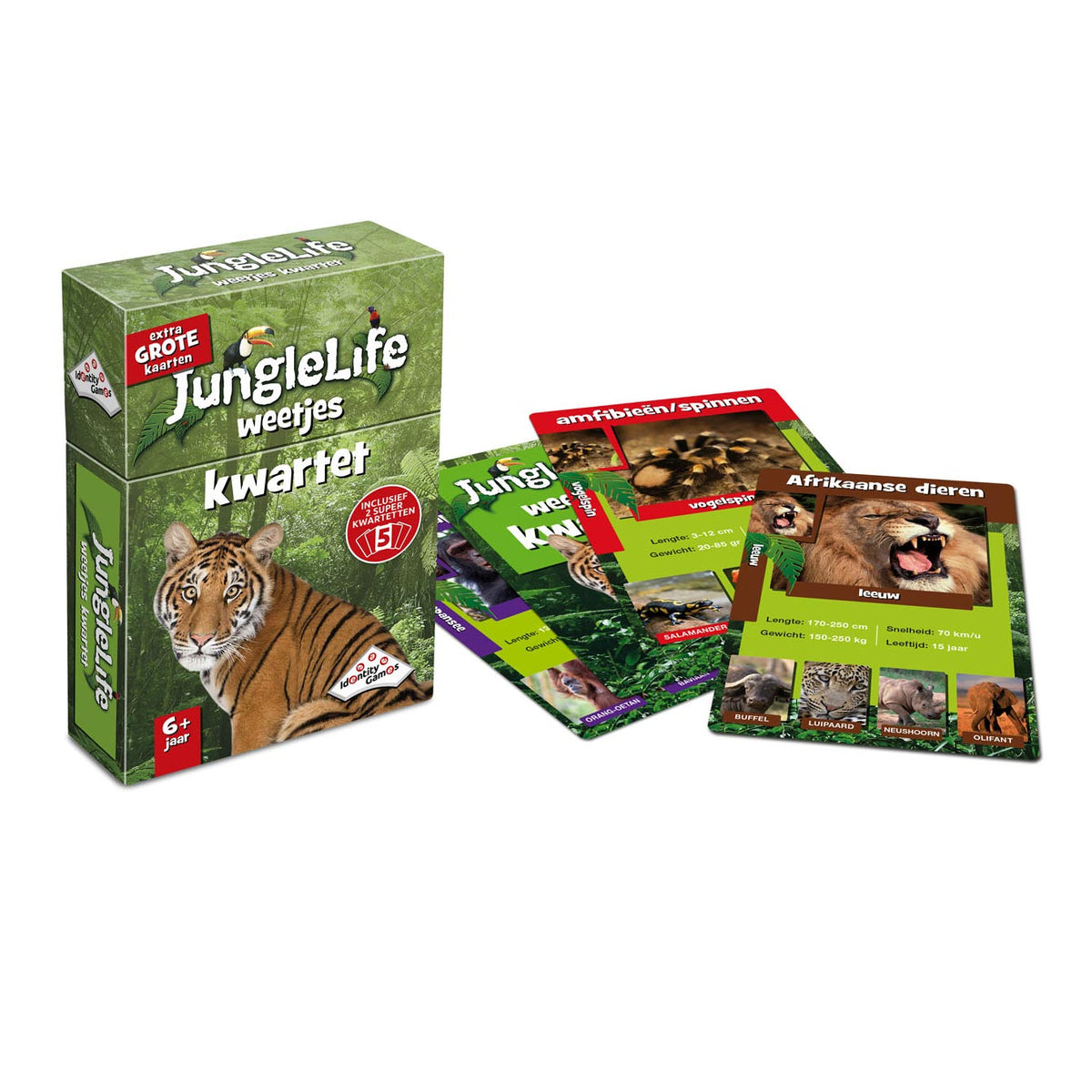 Cuarteto de hechos de la vida en la selva de juegos de identidad