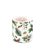 Ambiente vela pequeña invierno verde blanco