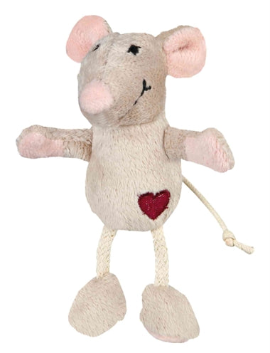 Trixie ratón de peluche beige
