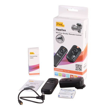 Mando a distancia inalámbrico pixel rw-221 n3 oppilas para canon