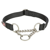 Trixie collar para perros premium collar medio deslizante negro