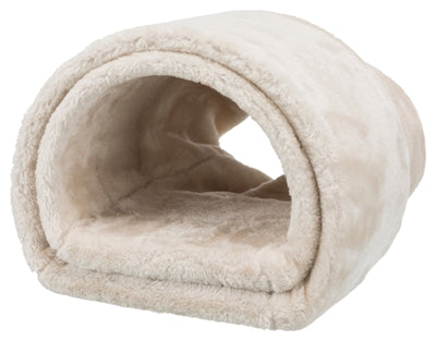 Trixie túnel de juego conejo conejillo de indias peluche beige