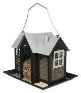 Trixie casita para pájaros villa metal negro